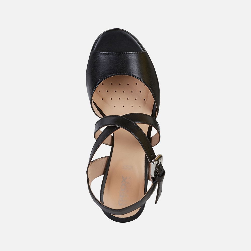 Sandalias Geox Senhora Pretas - Annya - UDRLM5903